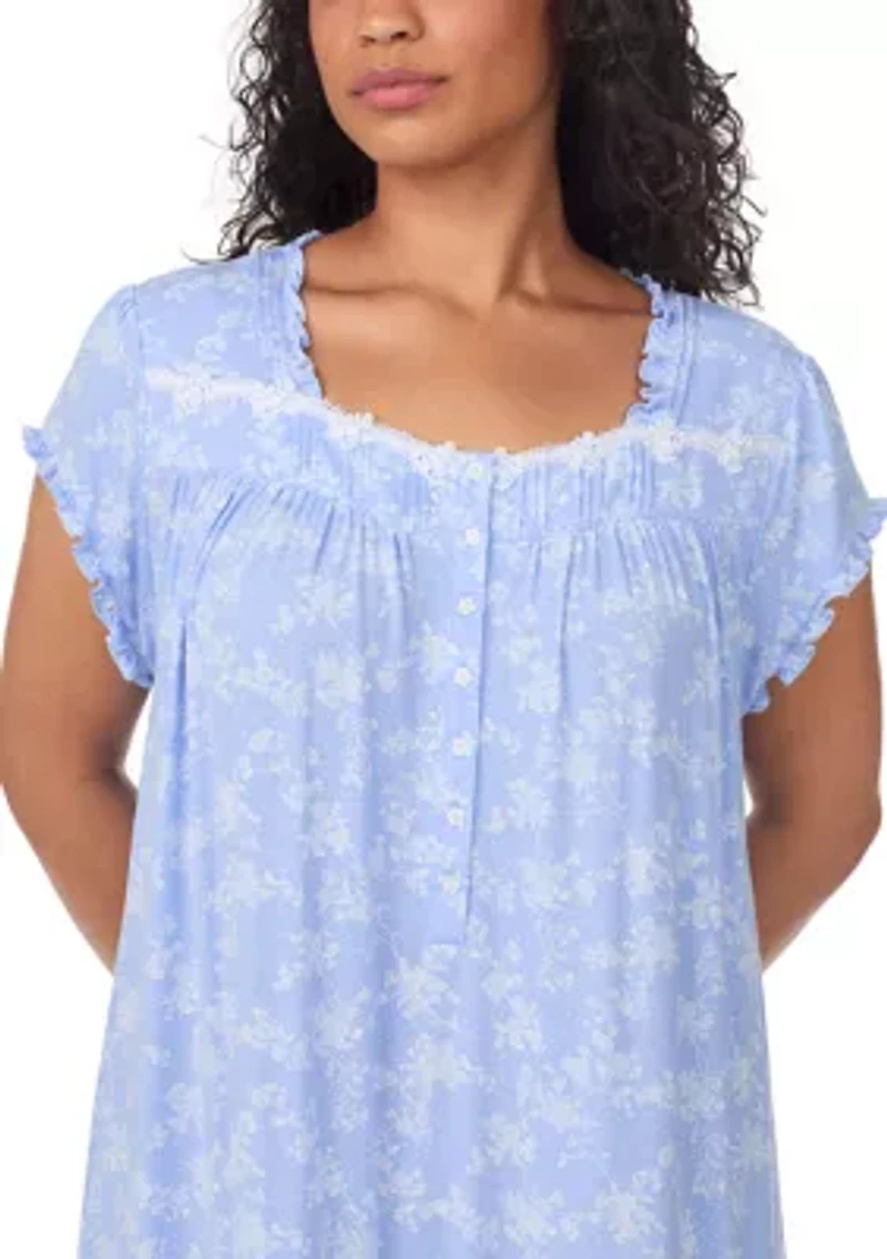 Plus Short Sleeve Waltz Nightgown