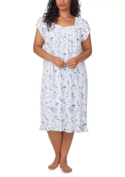 Plus Short Sleeve Waltz Night Gown