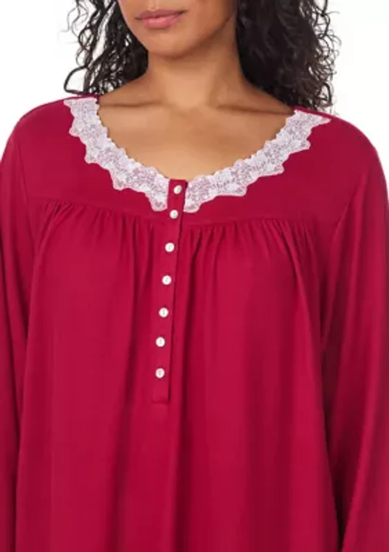 Plus Dream Sweater Knit Nightgown