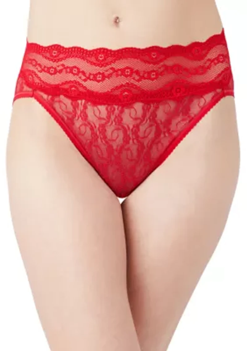 Lace Kiss Hi Leg Brief - 978382