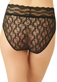Lace Kiss Hi Leg Brief - 978382