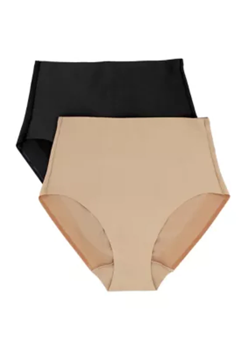 2 Pack Light Control Shaping Briefs - 2534P