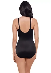 Shapewear Women's Sexy Sheer Shaping Padded Cup Bodysuit - 2763