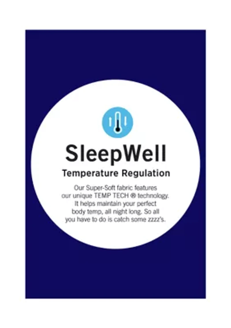 Women's Sleepwell Printed Knit Capri Pajama Pant Made With Temperature Regulating Technology