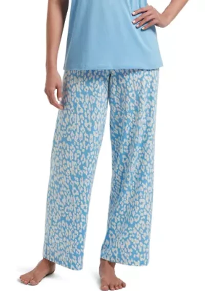 Women's Sleepwell Printed Knit Pajama Pants Made with Temperature Regulating Technology