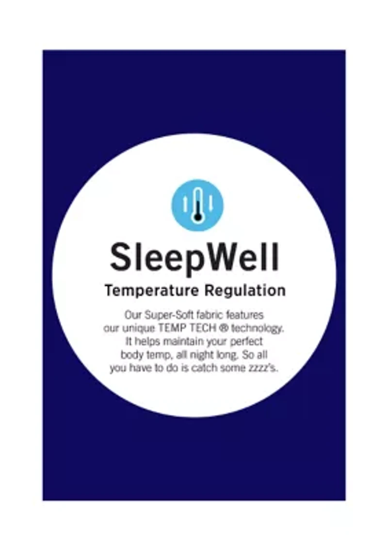 Women's Sleepwell Printed Knit Pajama Pants Made with Temperature Regulating Technology