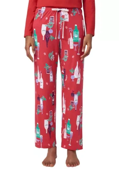 Winter Cocktails Pajama Pants
