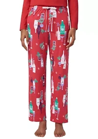 Winter Cocktails Pajama Pants