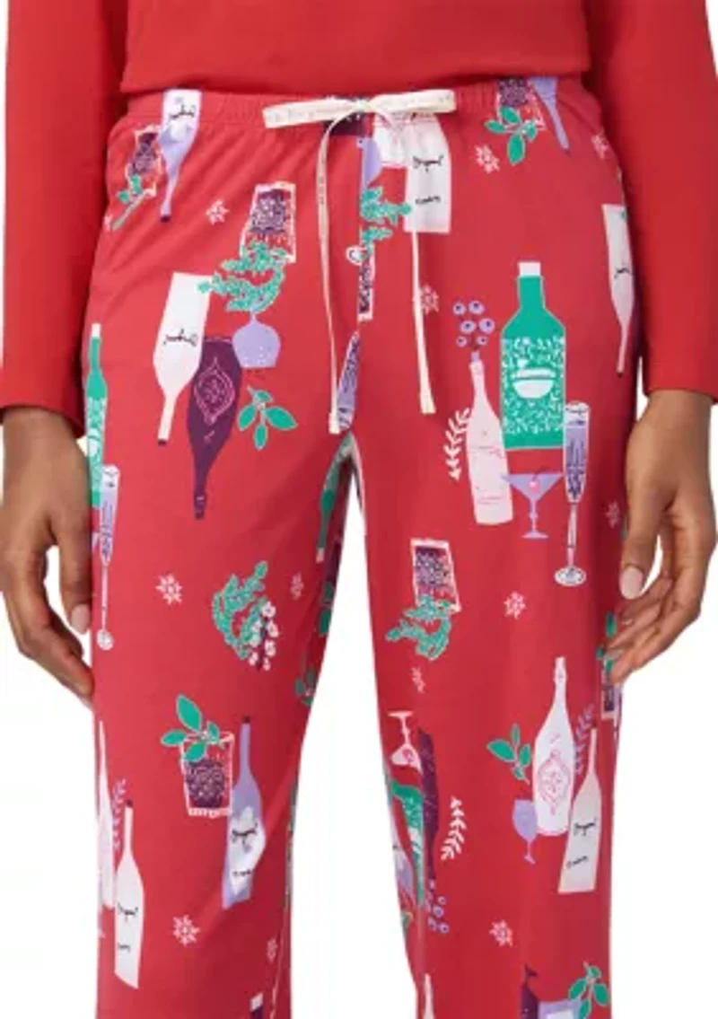 Winter Cocktails Pajama Pants
