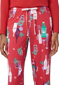Winter Cocktails Pajama Pants