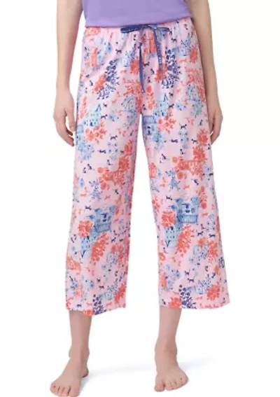 Women's Kittyville Toile Pajama Capri Pants