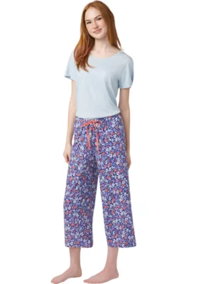 Women's Ditsy Dance Capri Pajama Pants