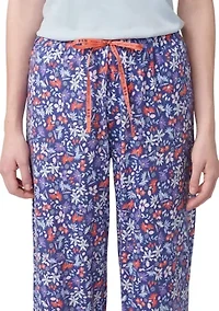 Women's Ditsy Dance Capri Pajama Pants