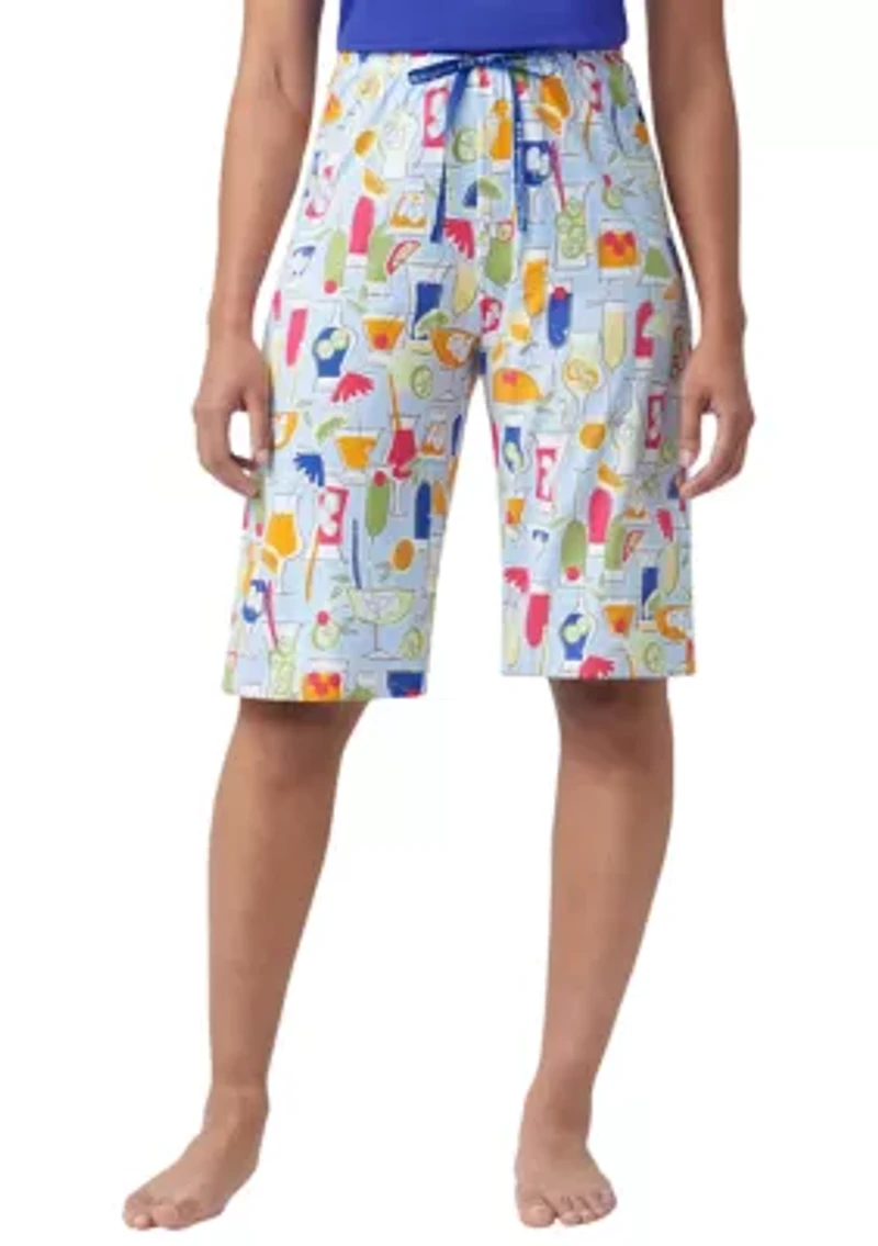 Printed Bermuda Shorts