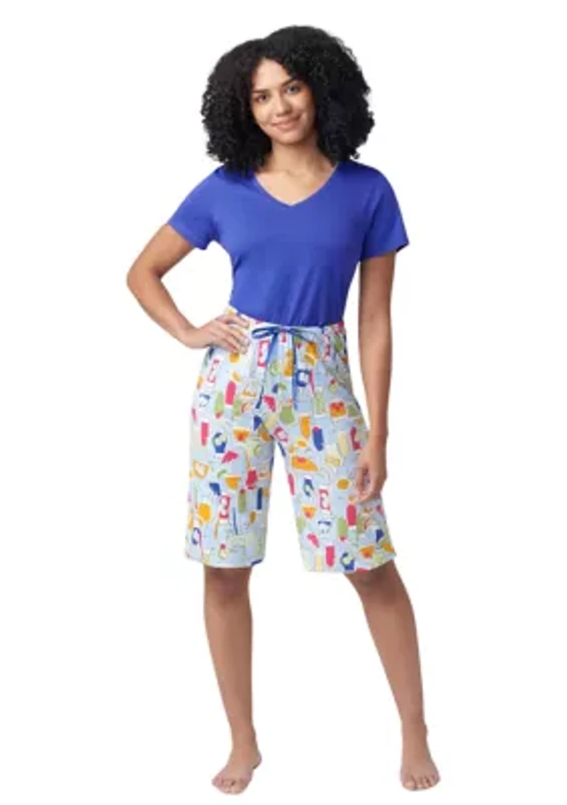 Printed Bermuda Shorts