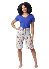 Printed Bermuda Shorts