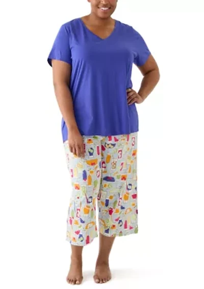 Plus V-Neck T-Shirt