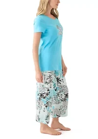 Cotton Knit Pajama Set
