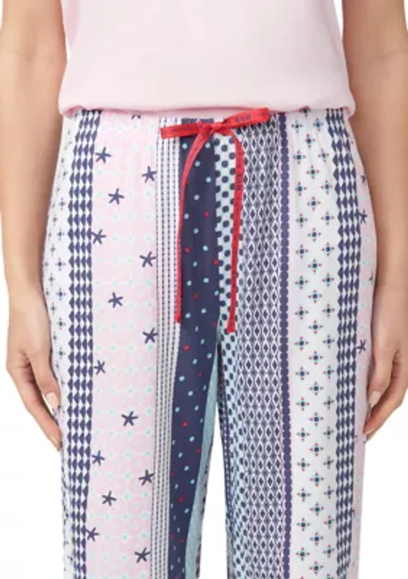 Women's Seaside Stripe Bermuda Sleep Shorts