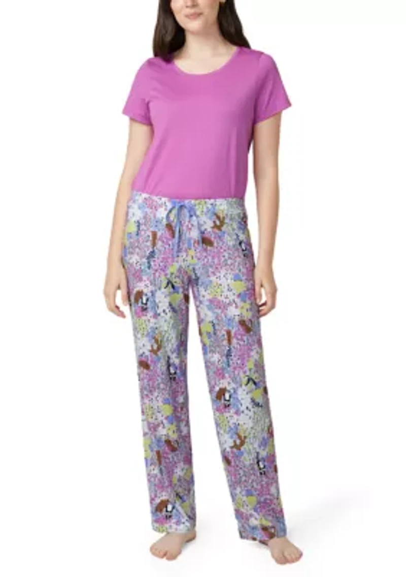 Women's Garden Gato y Perro Pajama Pants