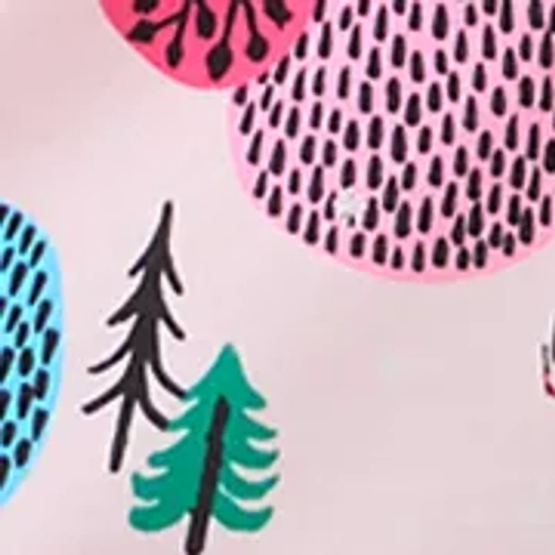 Winter Tree Mountains Pajama Pants