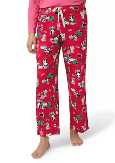 Women's Pups Parkas Pajama Pants