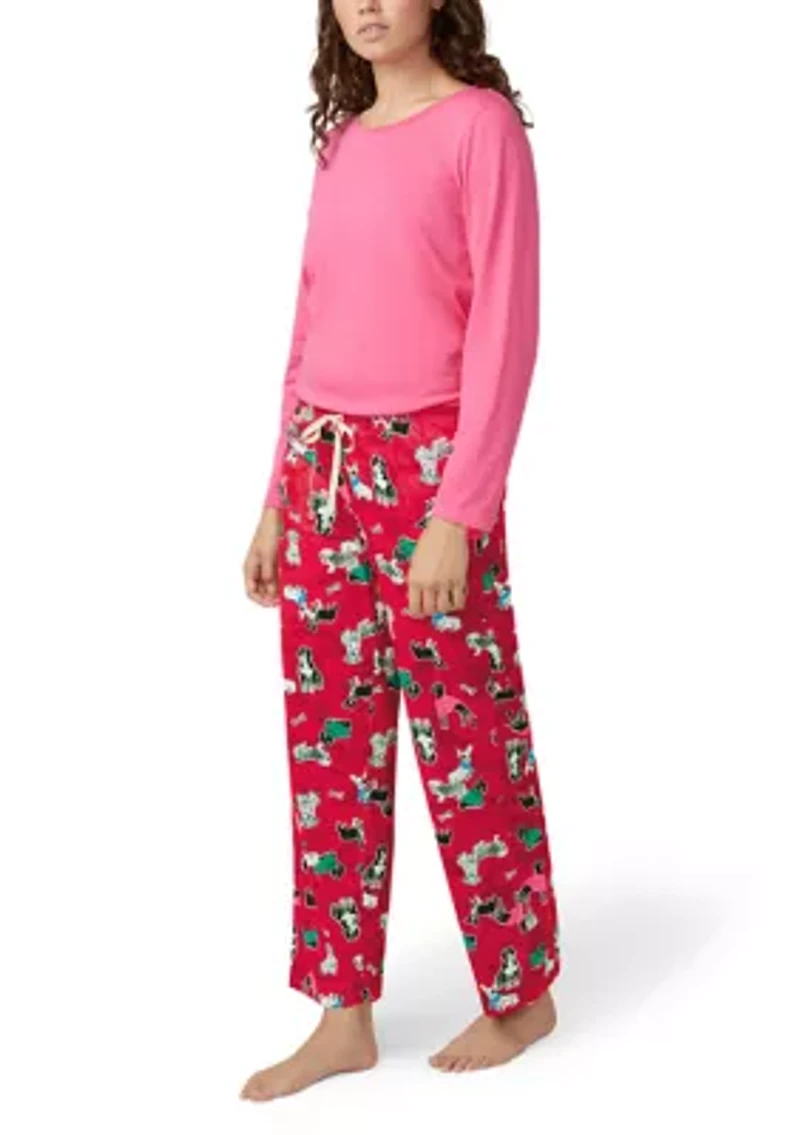 Women's Pups Parkas Pajama Pants