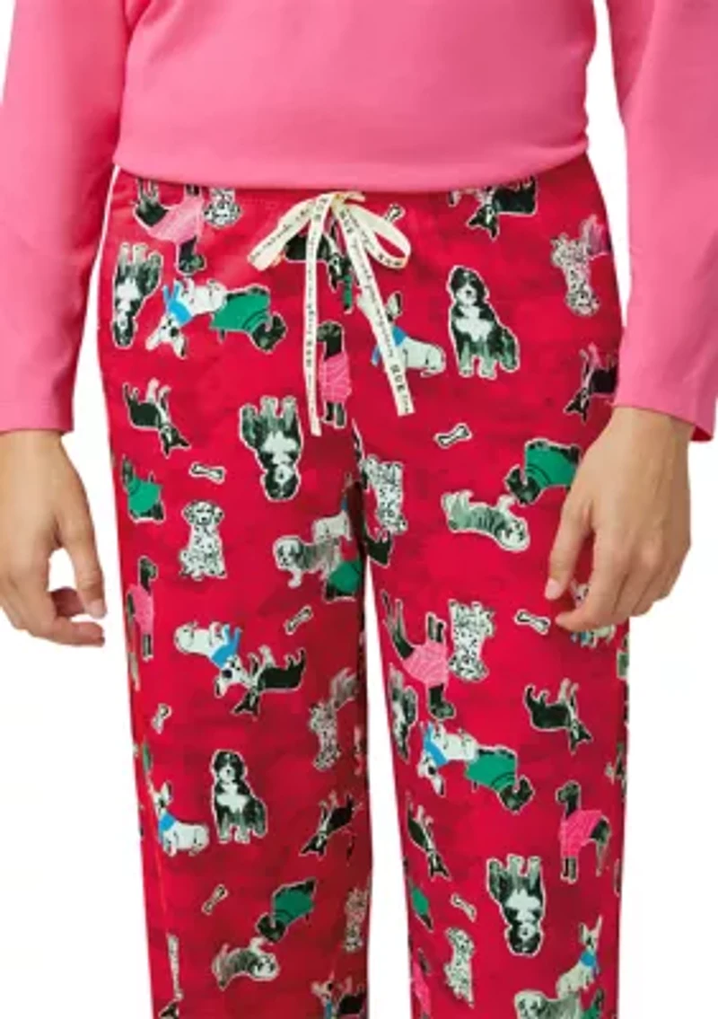 Women's Pups Parkas Pajama Pants