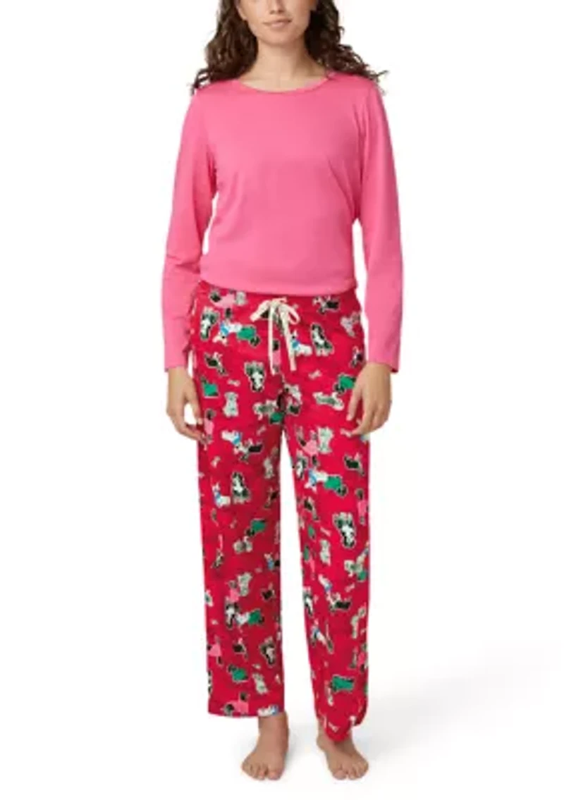 Women's Pups Parkas Pajama Pants