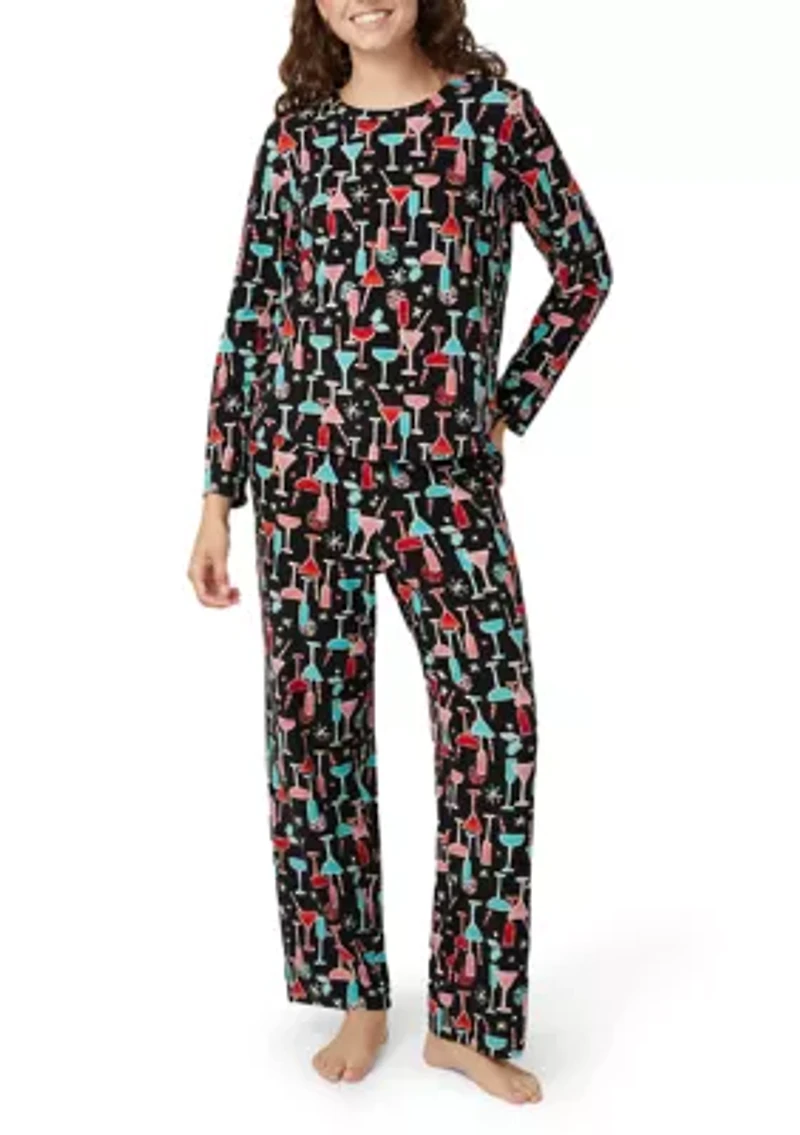 Women's Waffle Fleece PJ Set