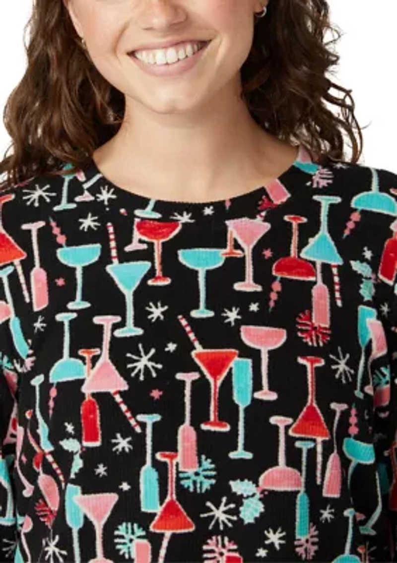 Women's Waffle Fleece PJ Set