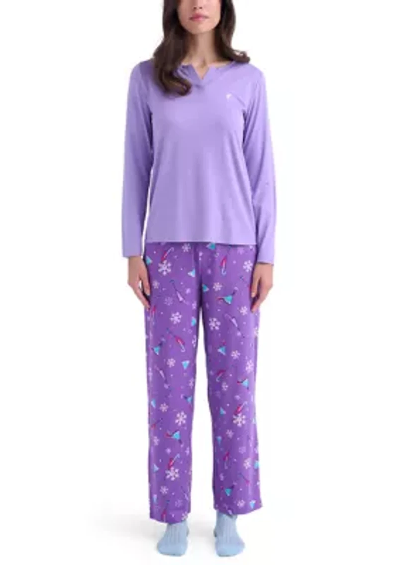 Women's Timeless Jersey Folded Sleep Set