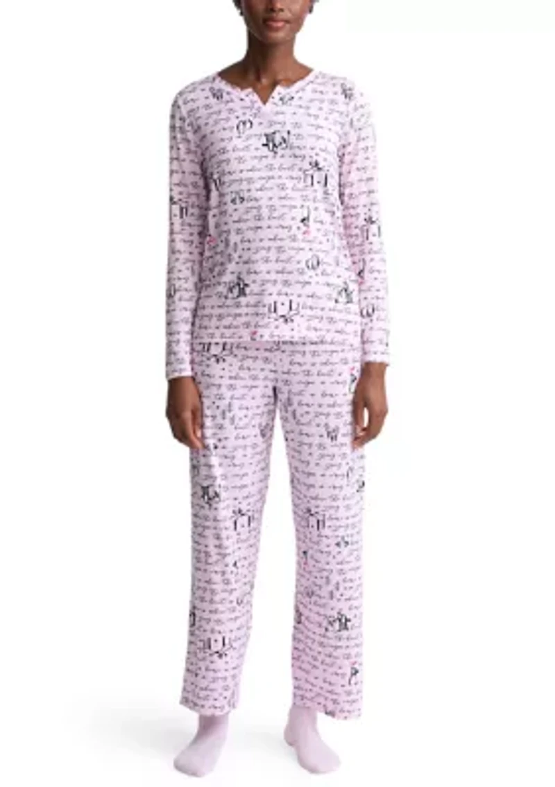 Women's Timeless Jersey Folded Sleep Set