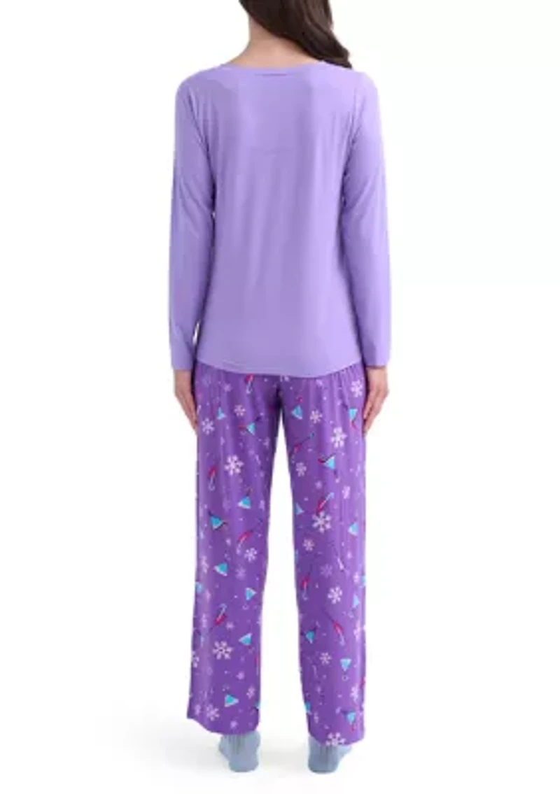 Women's Timeless Jersey Folded Sleep Set