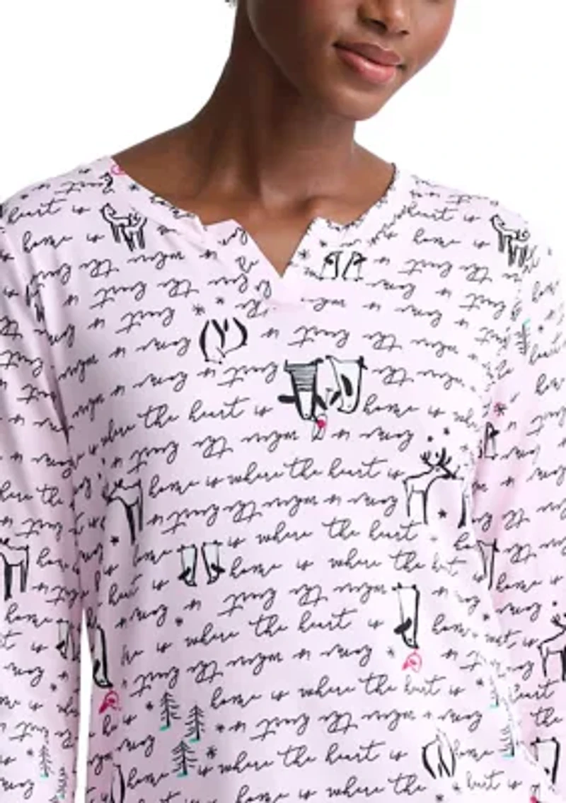 Women's Timeless Jersey Folded Sleep Set