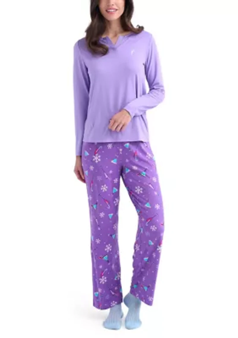 Women's Timeless Jersey Folded Sleep Set