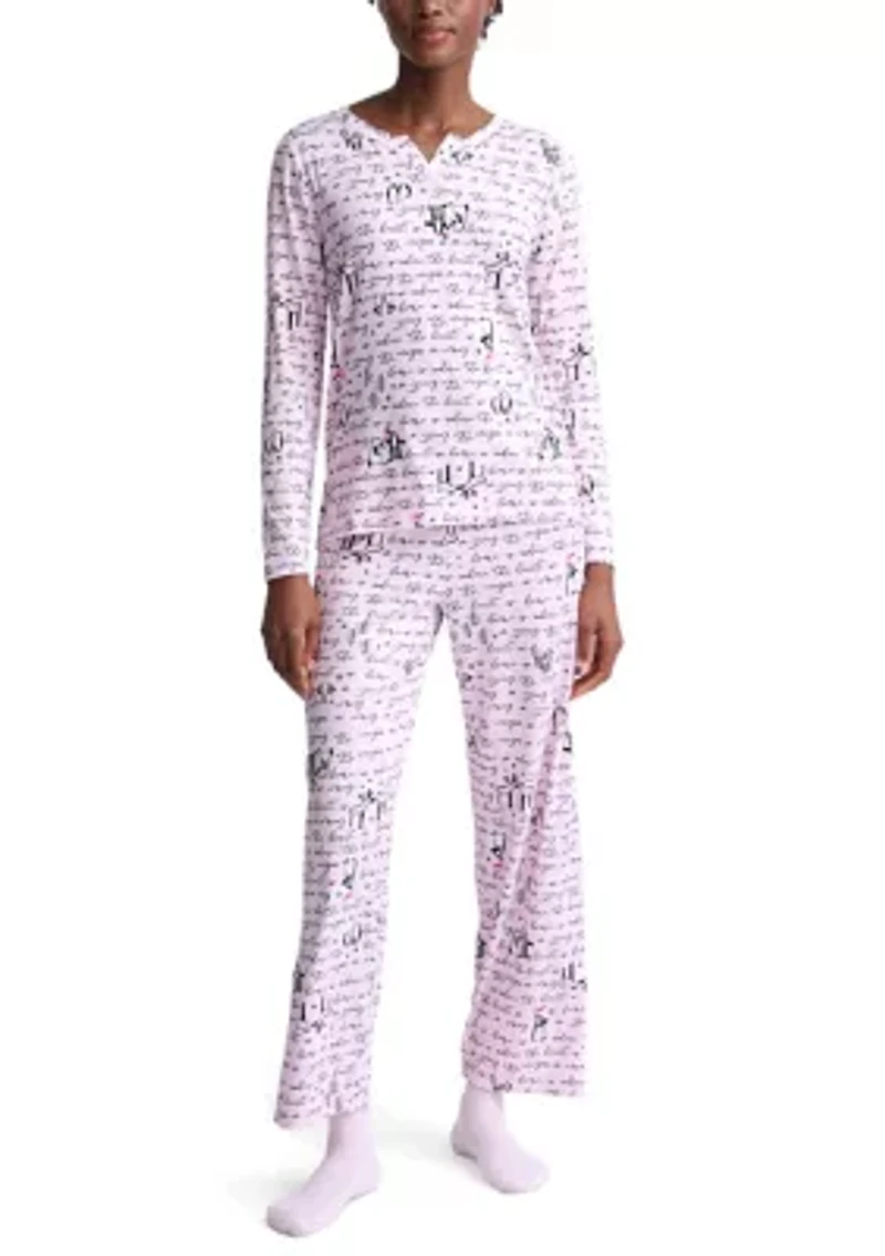 Women's Timeless Jersey Folded Sleep Set