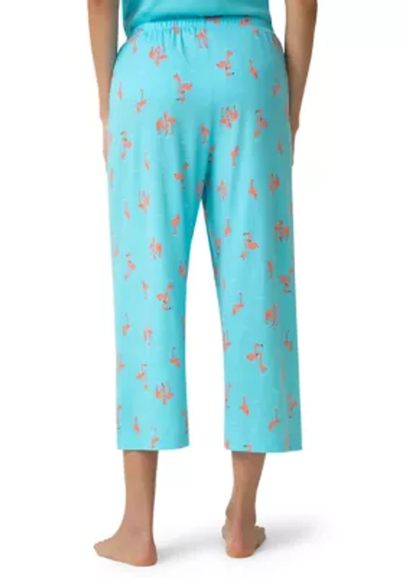 Flamingo Bay Pajama Capri Pants