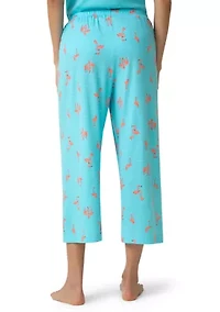 Flamingo Bay Pajama Capri Pants