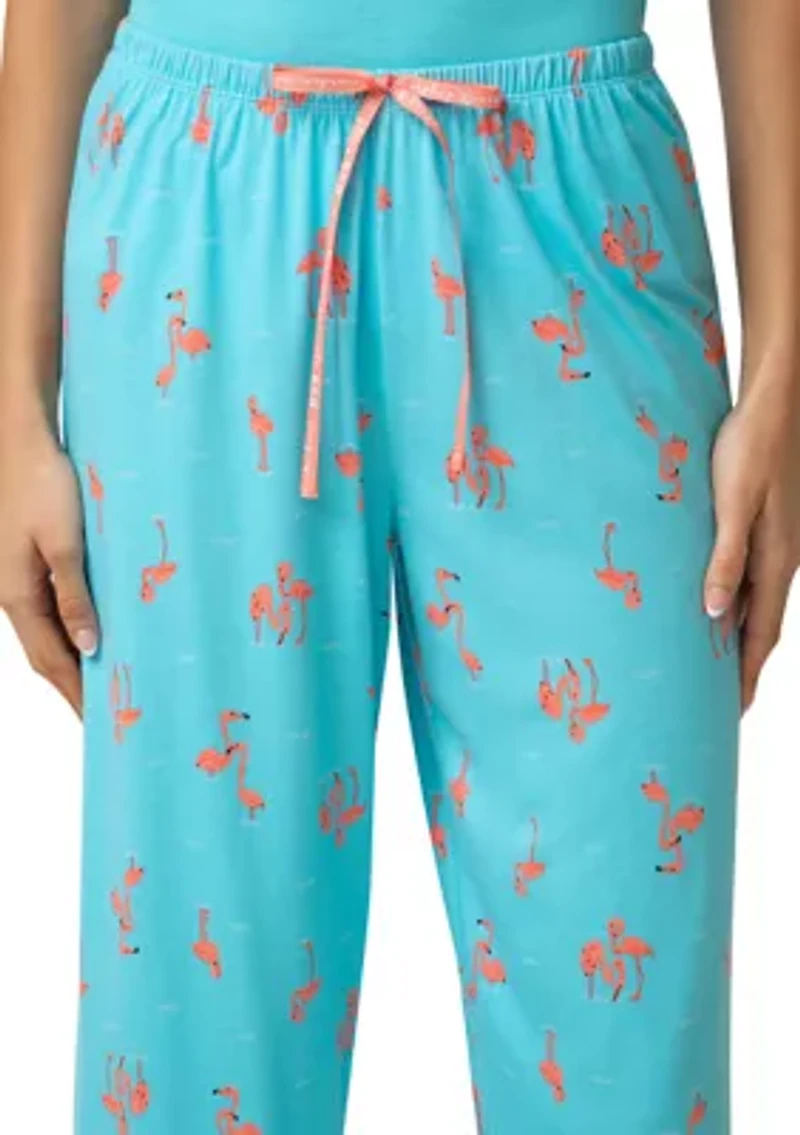 Flamingo Bay Pajama Capri Pants