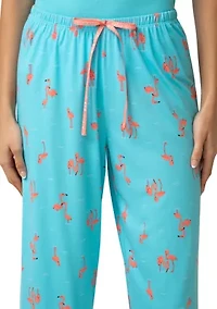 Flamingo Bay Pajama Capri Pants