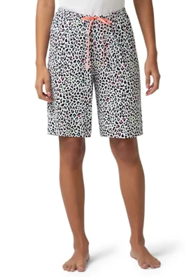 Little Leopard Bermuda Pajama Shorts