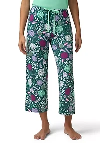 All Things Floral Pajama Capri Pants