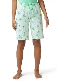 Calm Under Palms Pajama Bermuda Shorts