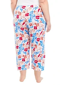 Plus Flip to the Flop Capri Pajama Pants