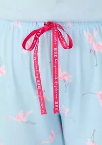 Plus Fly Flamingos Pajama Pants