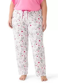 Plus My Heart Petals Pajama Pants