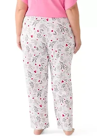 Plus My Heart Petals Pajama Pants