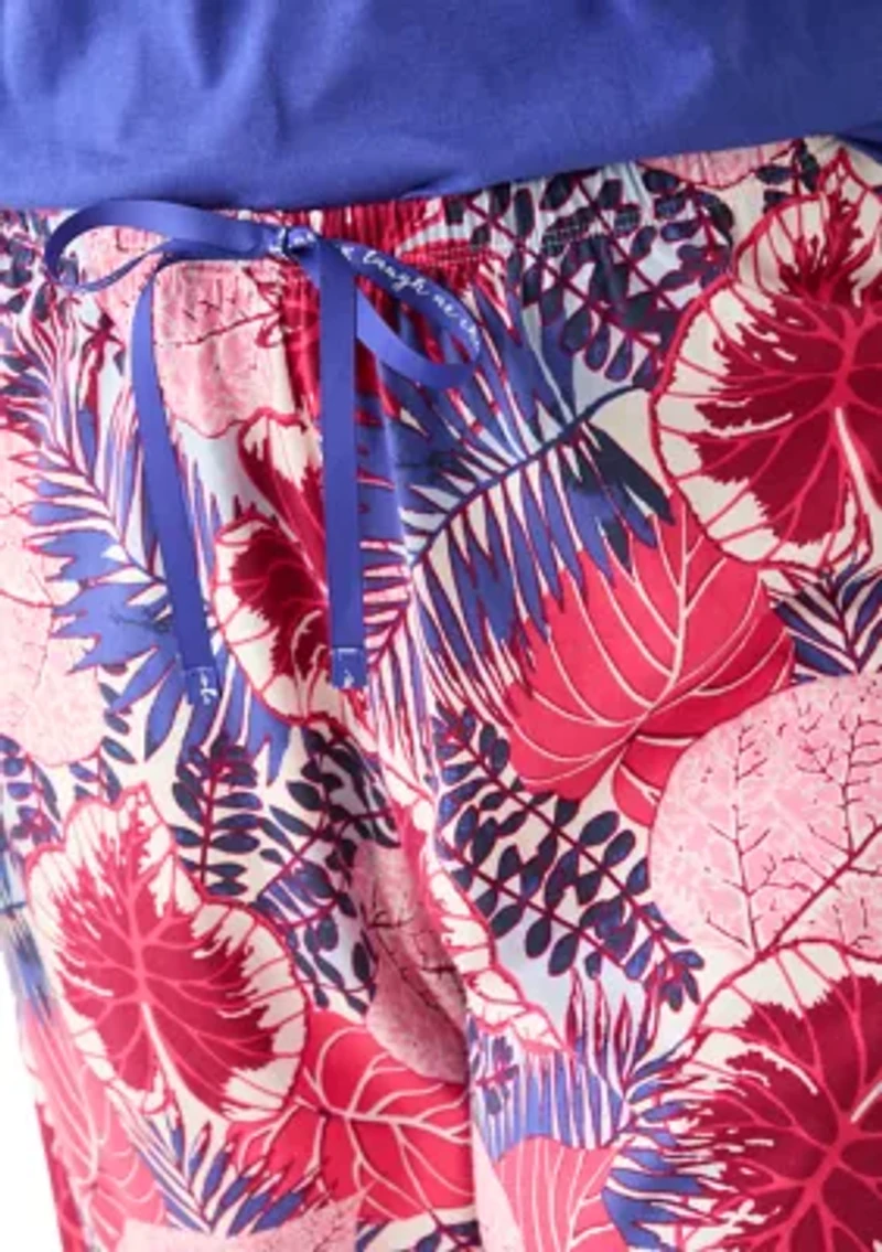 Plus Printed Pajama Pants