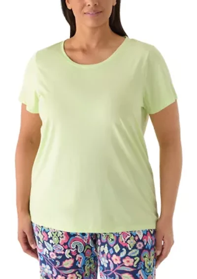 Plus Short Sleeve Sleep T-Shirt